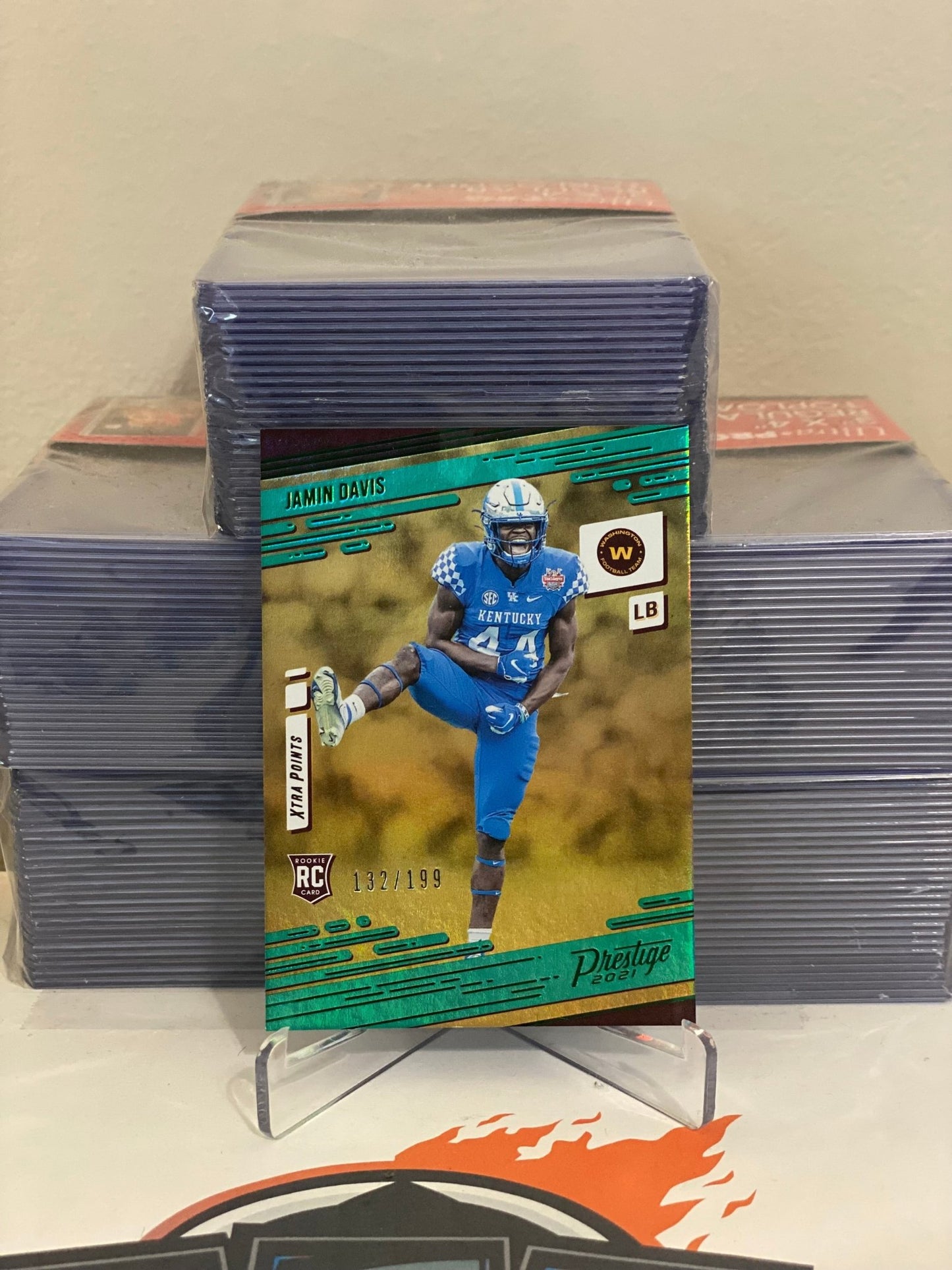 2021 Panini Prestige Jamin Davis Rookie #260 132/199