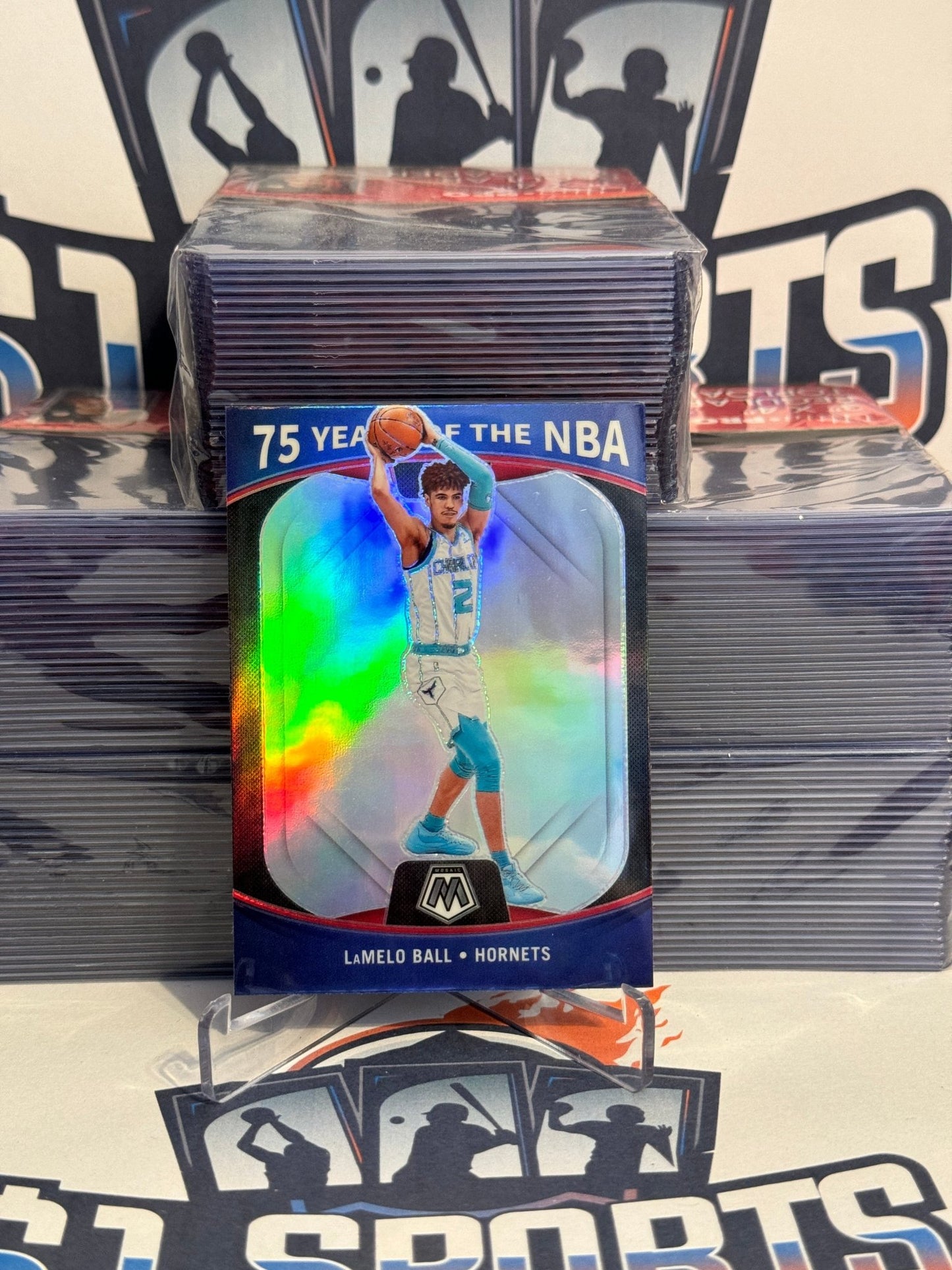 2021 Panini Prizm (75 Years of NBA) LaMelo Ball #84