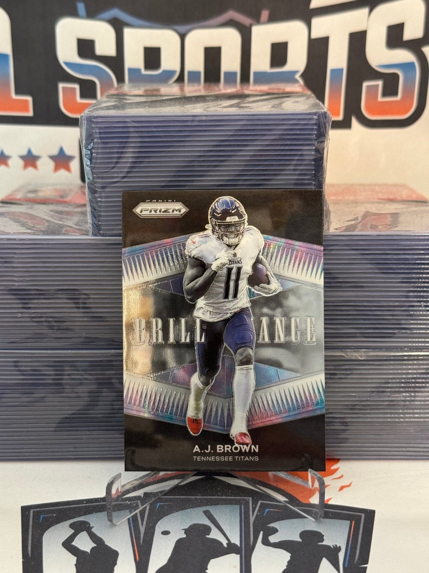 2021 Panini Prizm (Brilliance) A.J. Brown #B-17