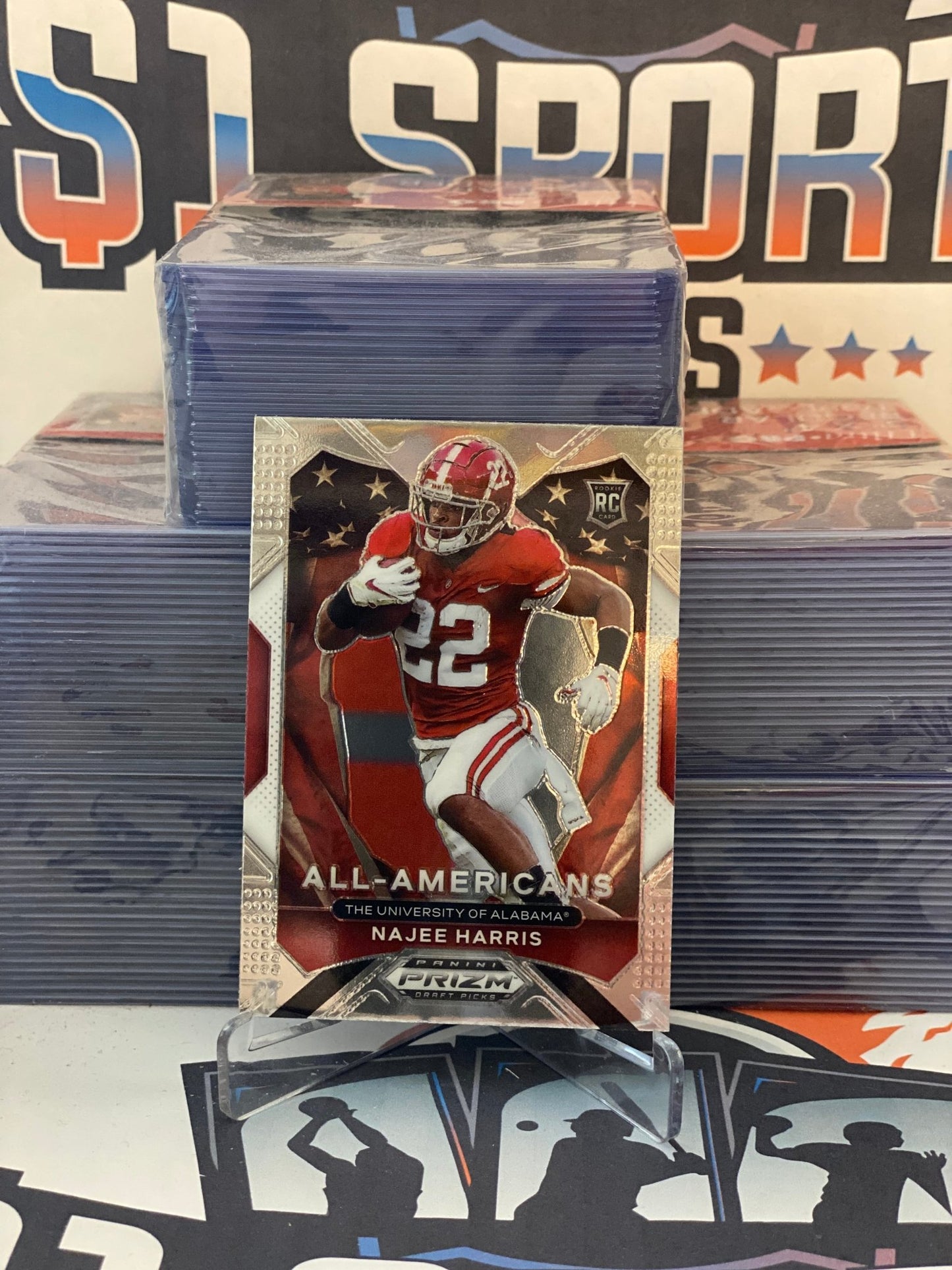2021 Panini Prizm Draft Picks (All-Americans) Najee Harris Rookie #193