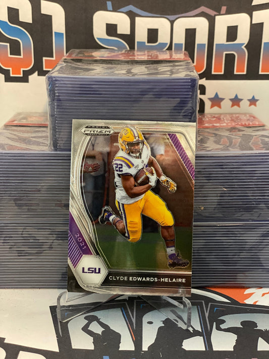 2021 Panini Prizm Draft Picks Clyde Edwards-Helaire #74