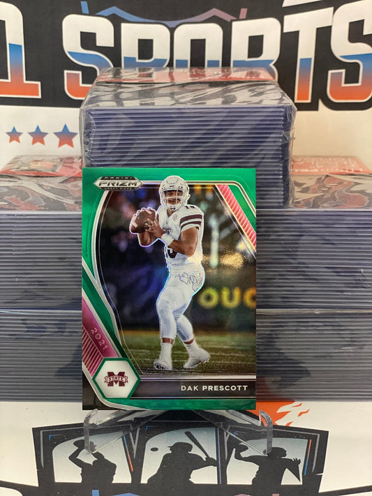 2021 Panini Prizm Draft Picks (Green Prizm) Dak Prescott #9