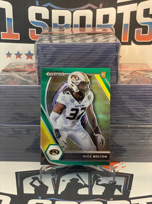 2021 Panini Prizm Draft Picks (Green Prizm) Nick Bolton Rookie #148