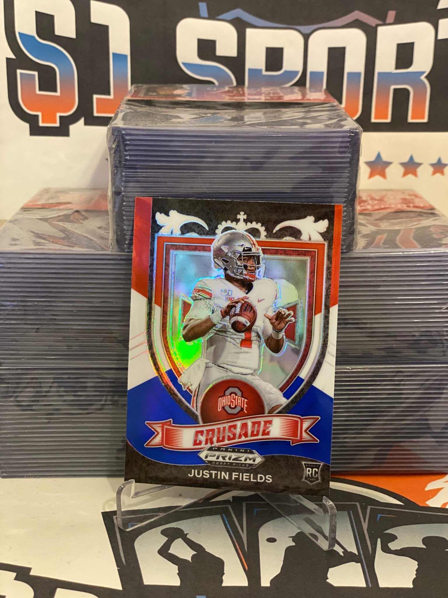 : Justin Fields 2021 Panini Prizm Draft Picks Crusade