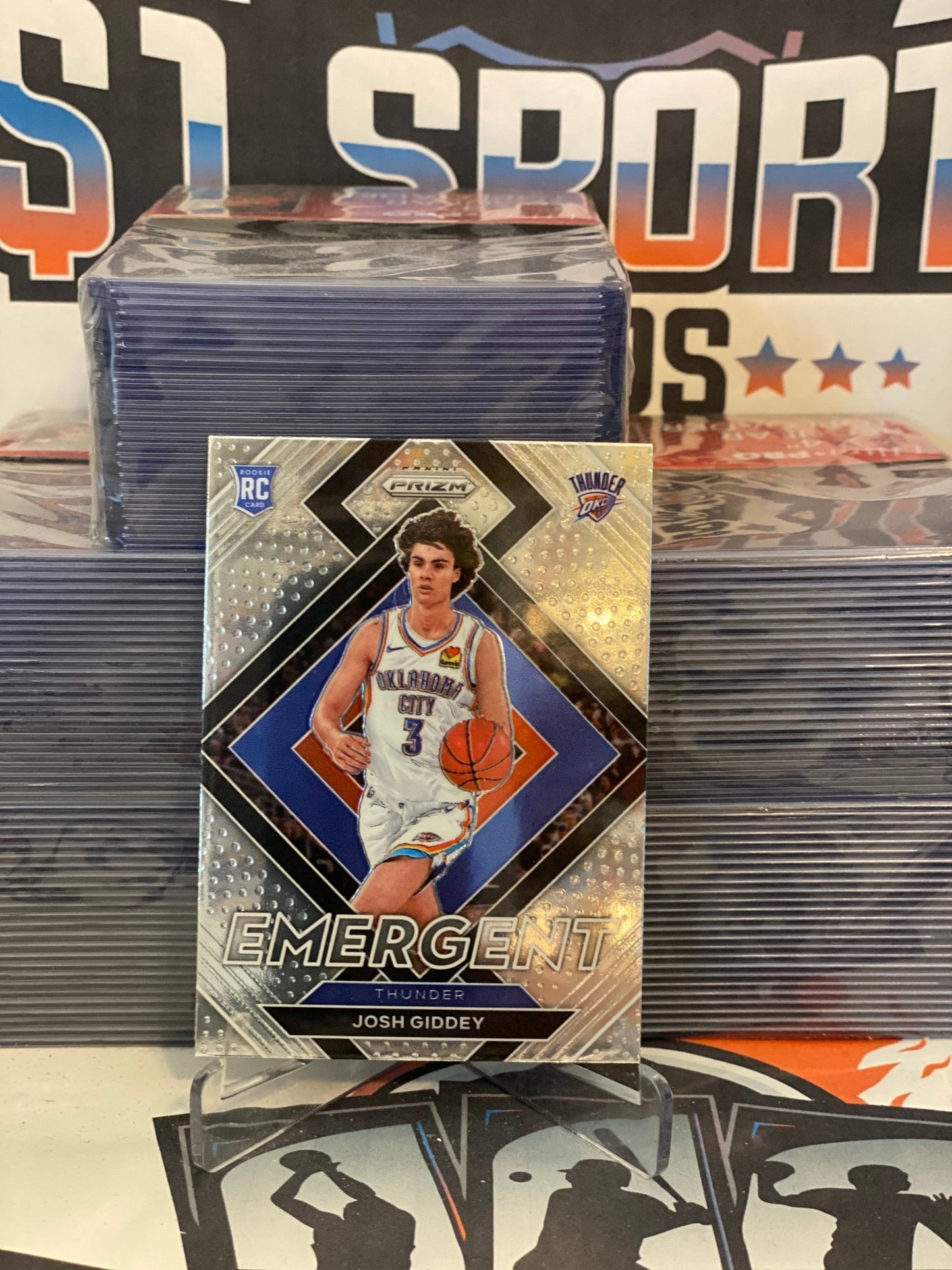 2021 Panini Prizm (Emergent) Josh Giddey Rookie #7