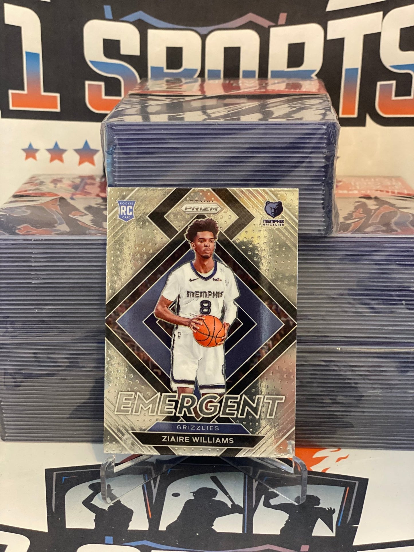 2021 Panini Prizm (Emergent) Ziaire Williams Rookie #20