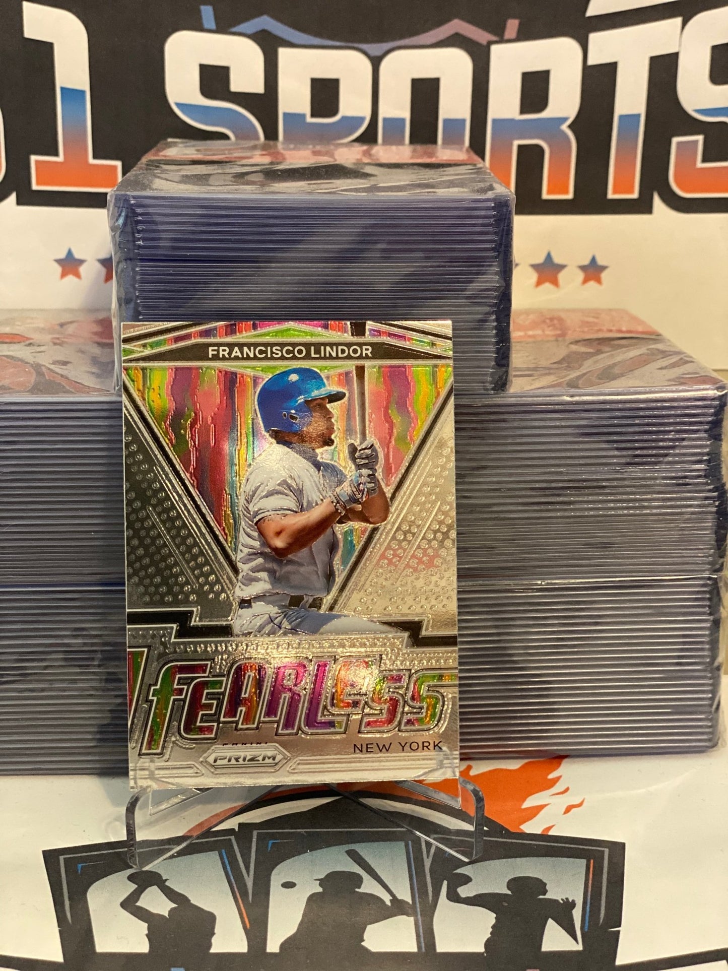 2021 Panini Prizm (Fearless) Francisco Lindor #FR-6