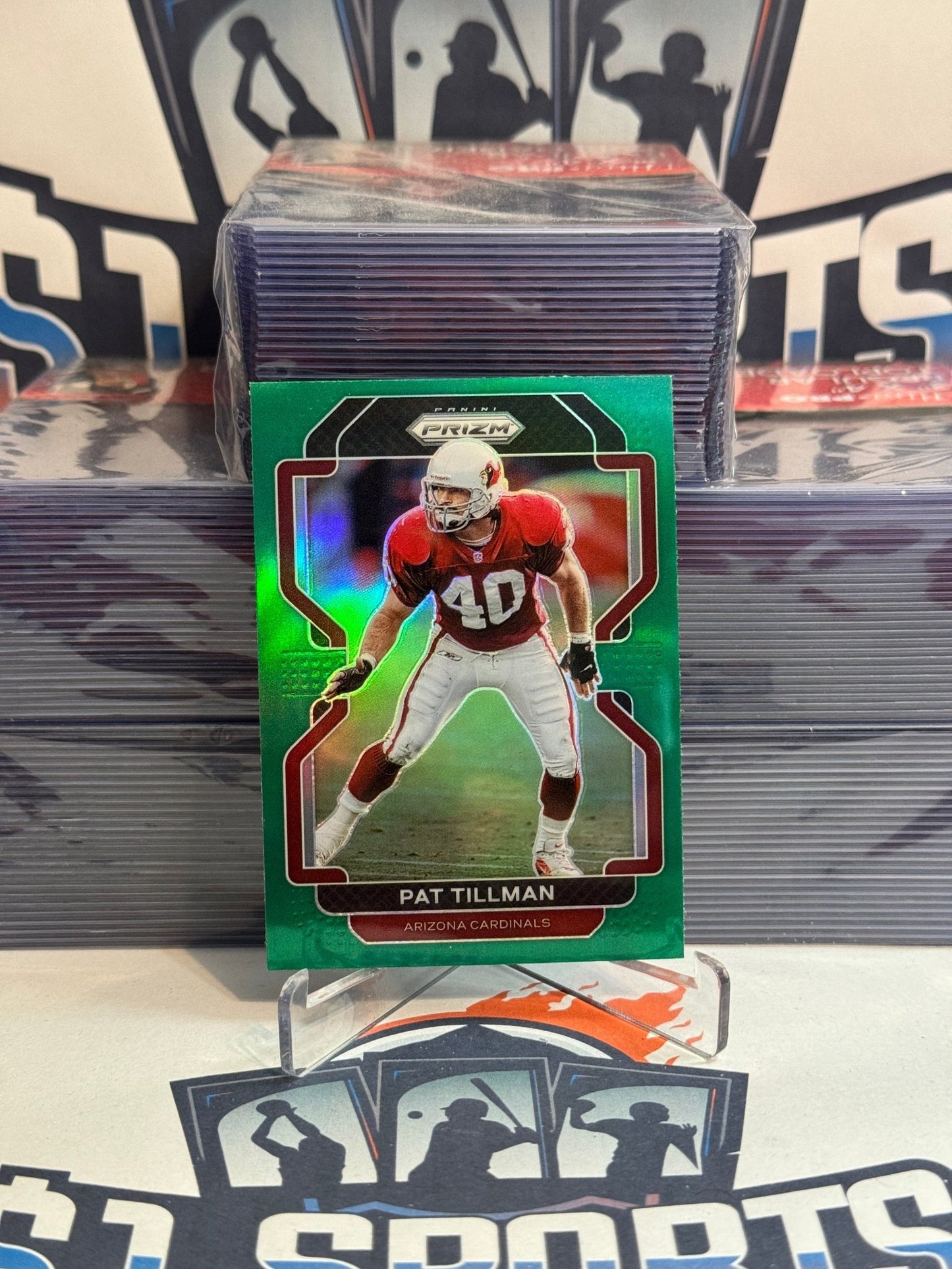 2021 Panini Prizm (Green Prizm) Pat Tillman #83