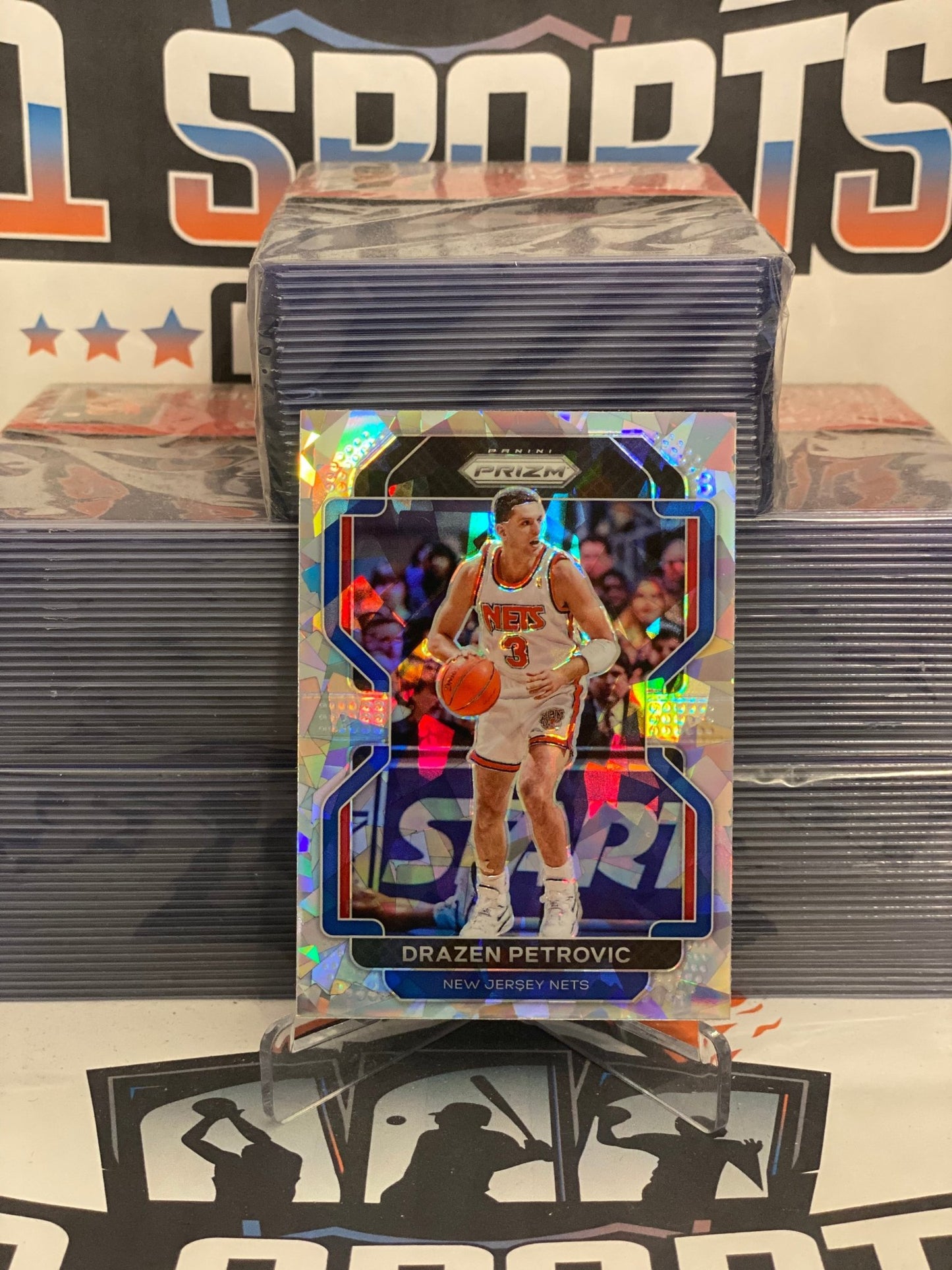 2021 Panini Prizm (Ice Prizm) Drazen Petrovic #292