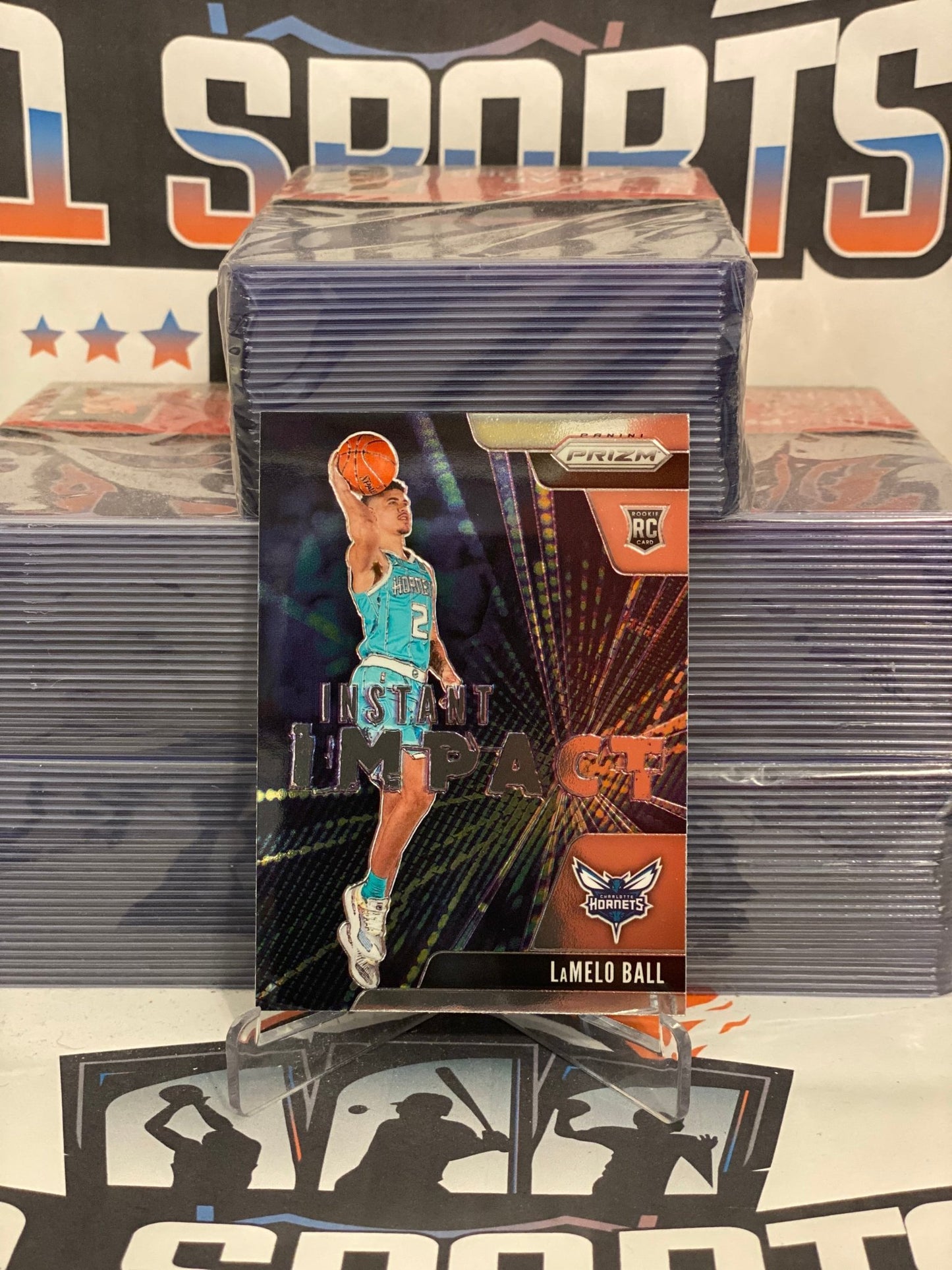 2021 Panini Prizm (Instant Impact) LaMelo Ball Rookie #21