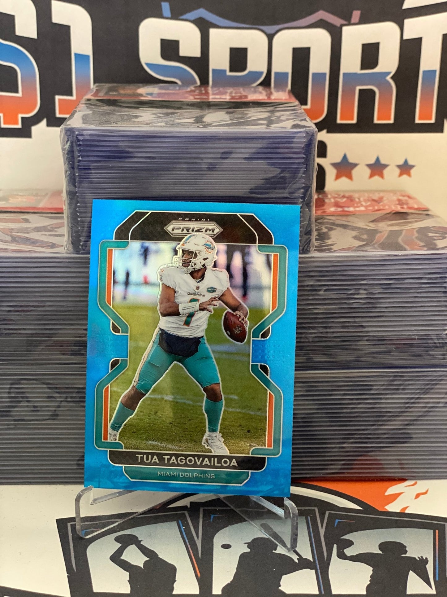 2021 Panini Prizm (Light Blue Prizm) Tua Tagovailoa #107