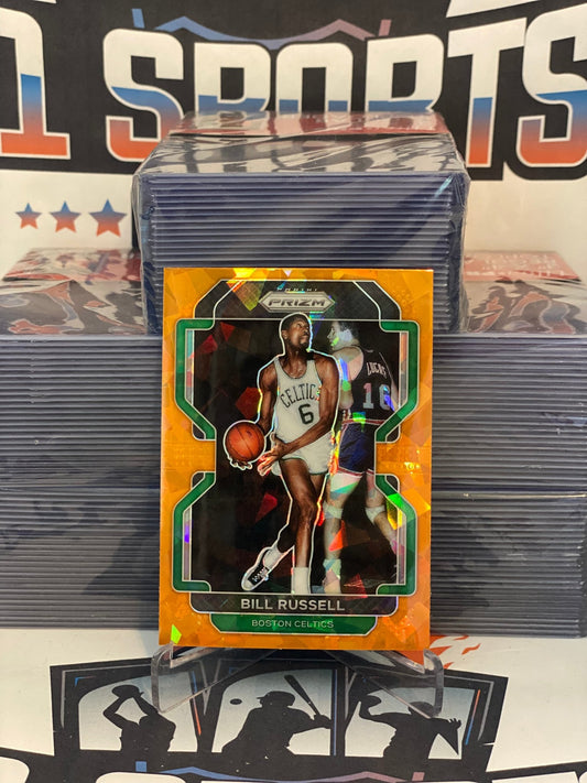 2021 Panini Prizm (Orange Ice Prizm) Bill Russell #254