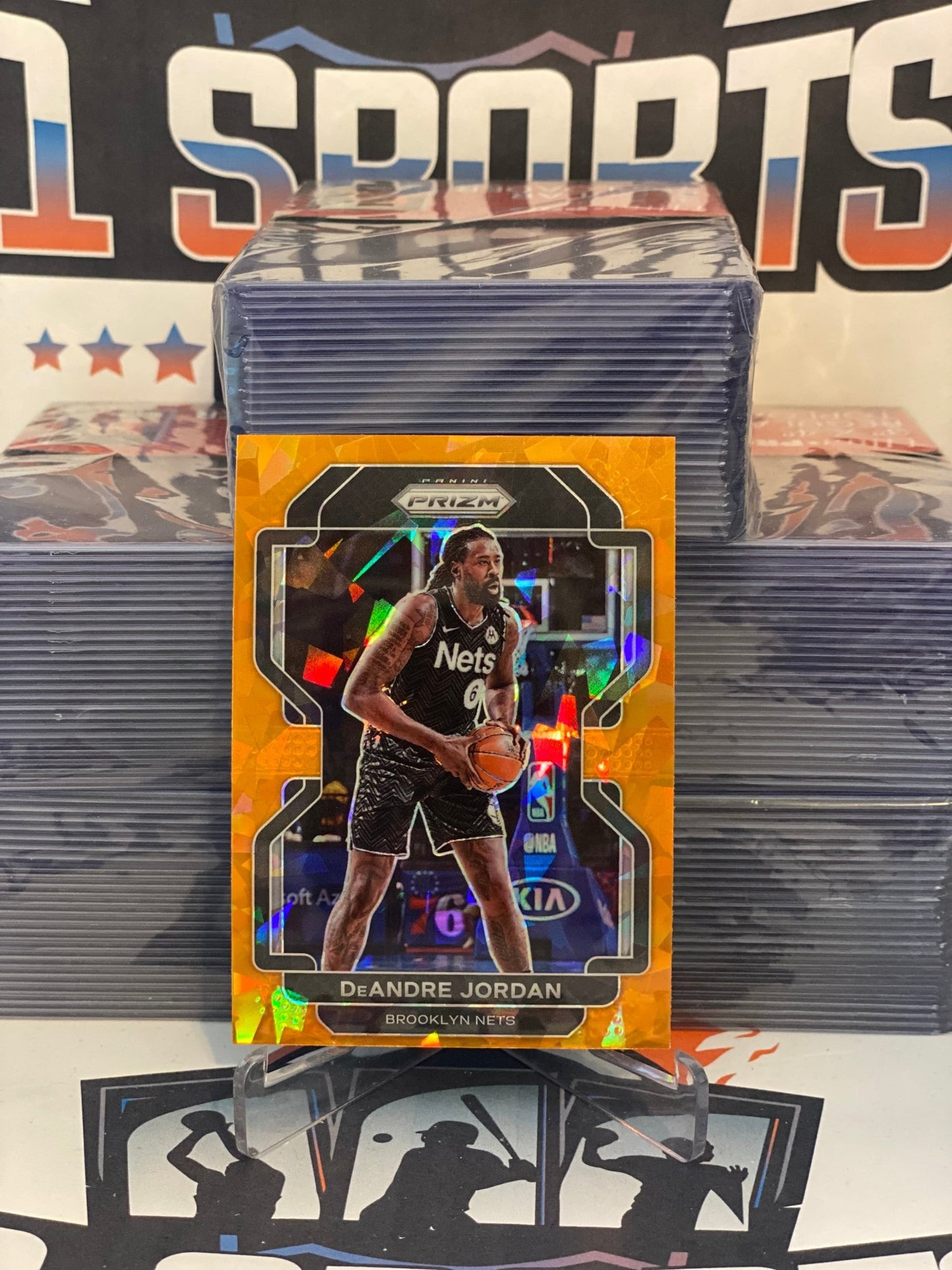 2021 Panini Prizm (Orange Ice Prizm) DeAndre Jordan #2