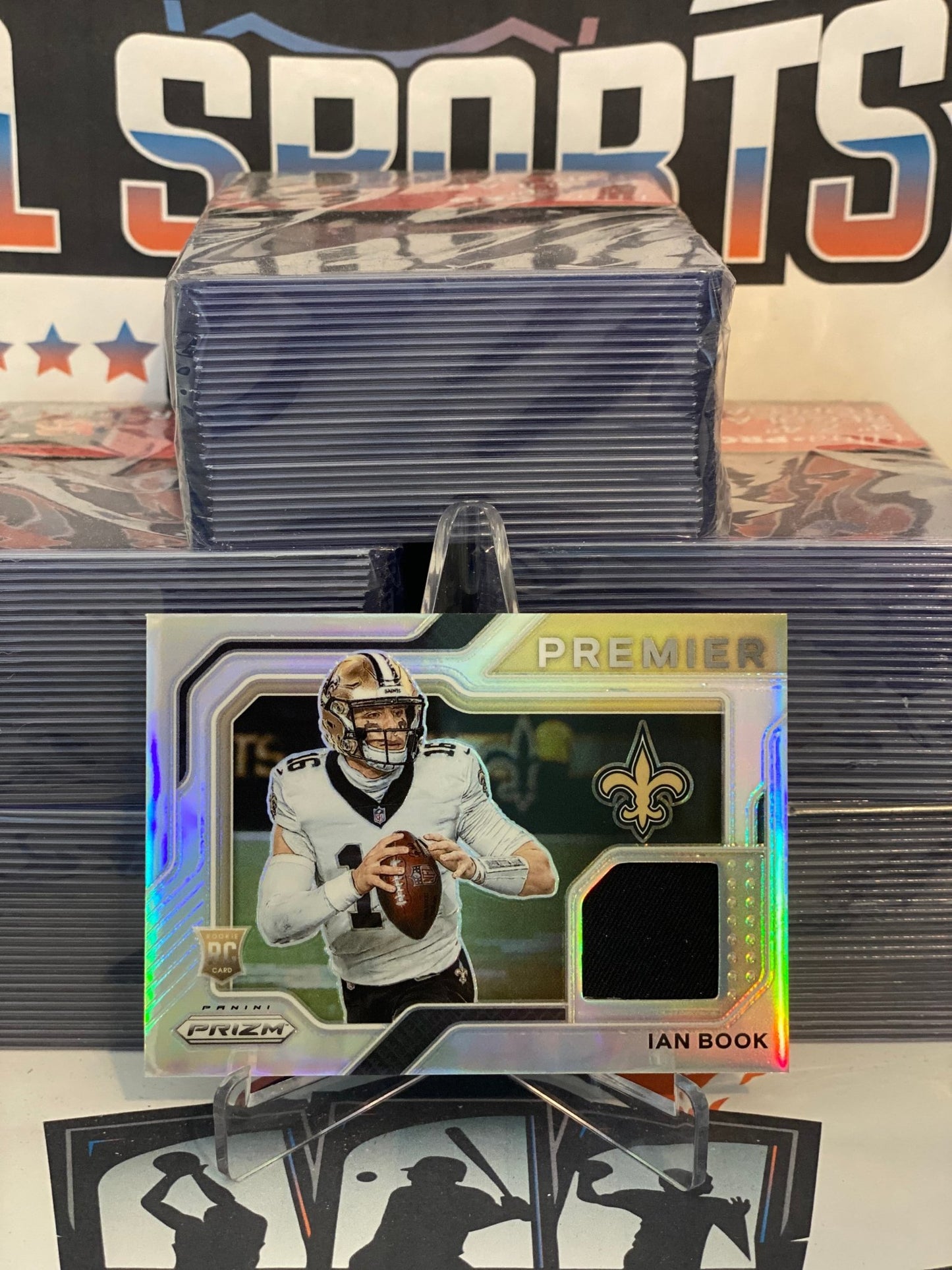 2021 Panini Prizm (Premier Jersey Relic) Ian Book Rookie #PJ-20