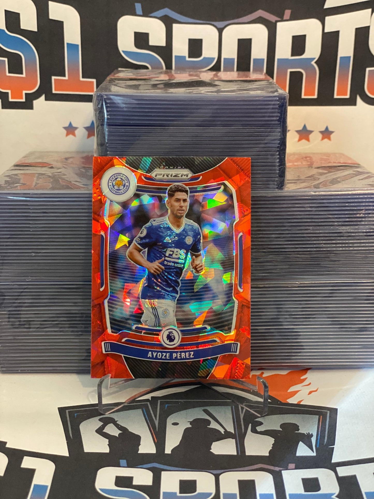 2021 Panini Prizm Premier League (Red Ice Prizm) Ayoze Perez #30