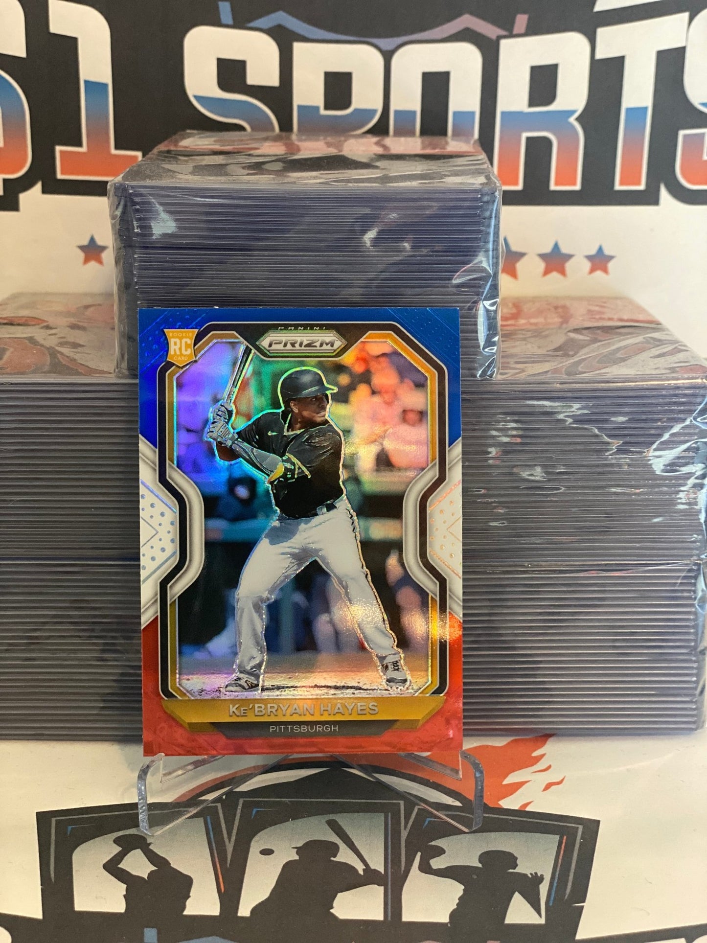 2021 Panini Prizm (Red White Blue Prizm) Ke'Bryan Hayes Rookie #113