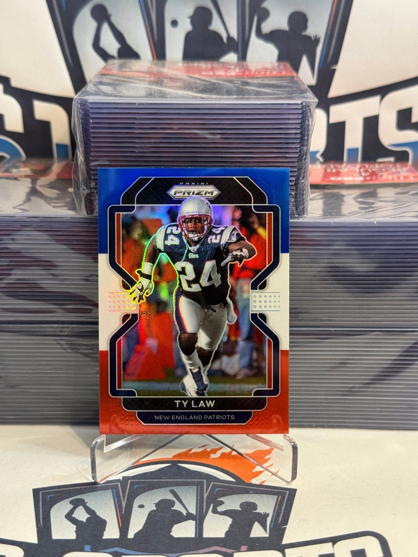 2021 Panini Prizm (Red White Blue Prizm) Ty Law #103