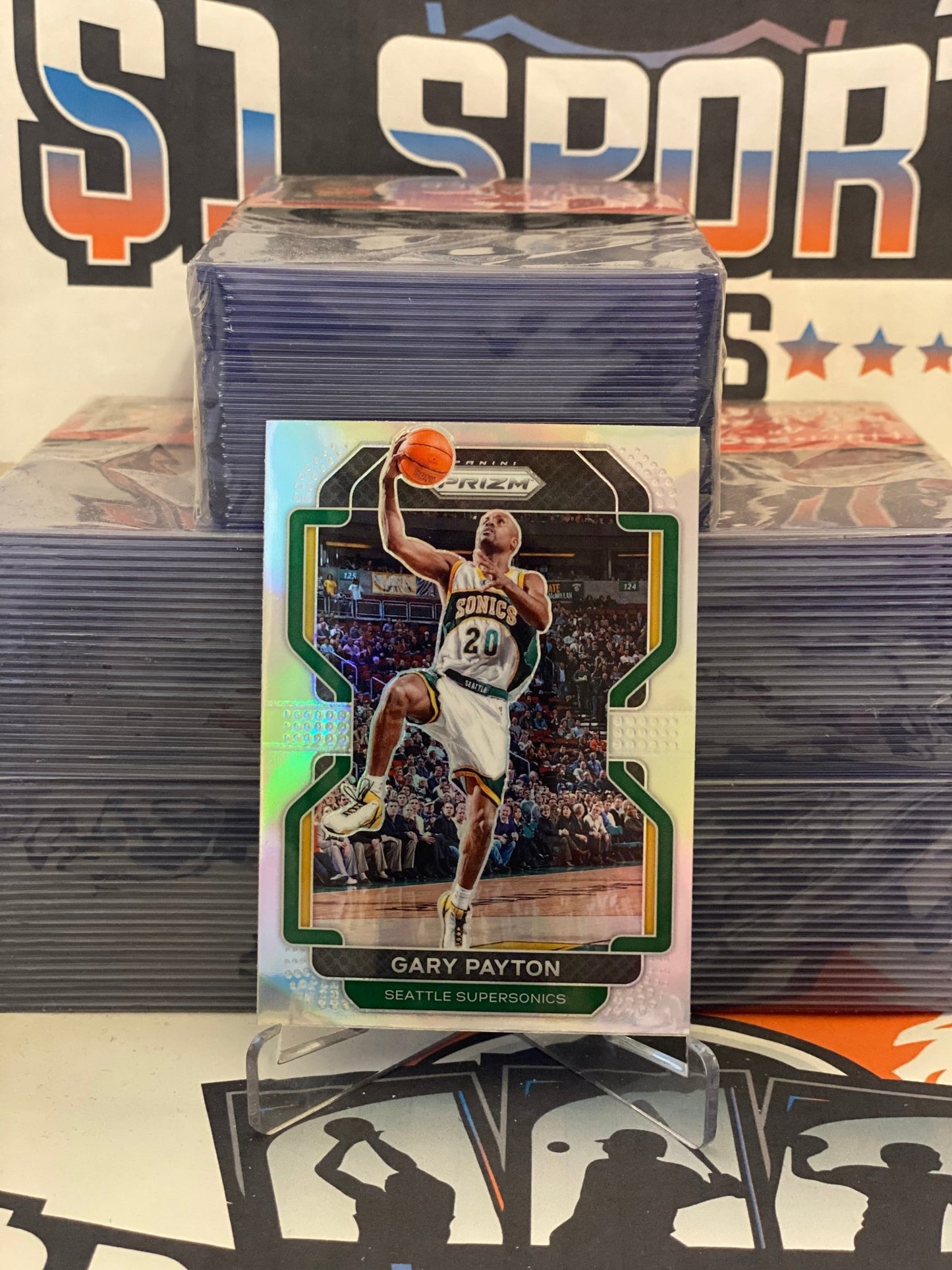 2021 Panini Prizm (Silver Prizm) Gary Payton #257