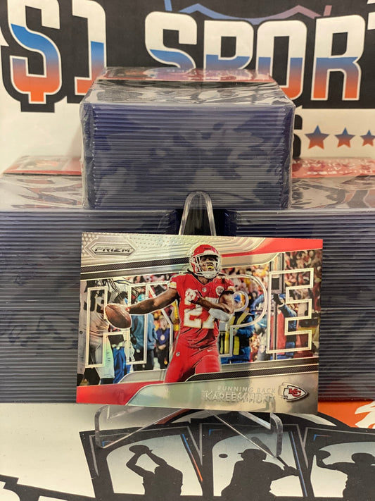 2021 Panini Prizm (Silver Prizm, Hype) Kareem Hunt #H11