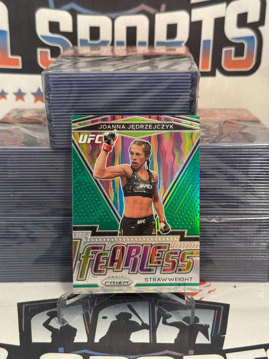 2021 Panini Prizm UFC (Green Prizm, Fearless) Joanna Jedrzejczyk #5