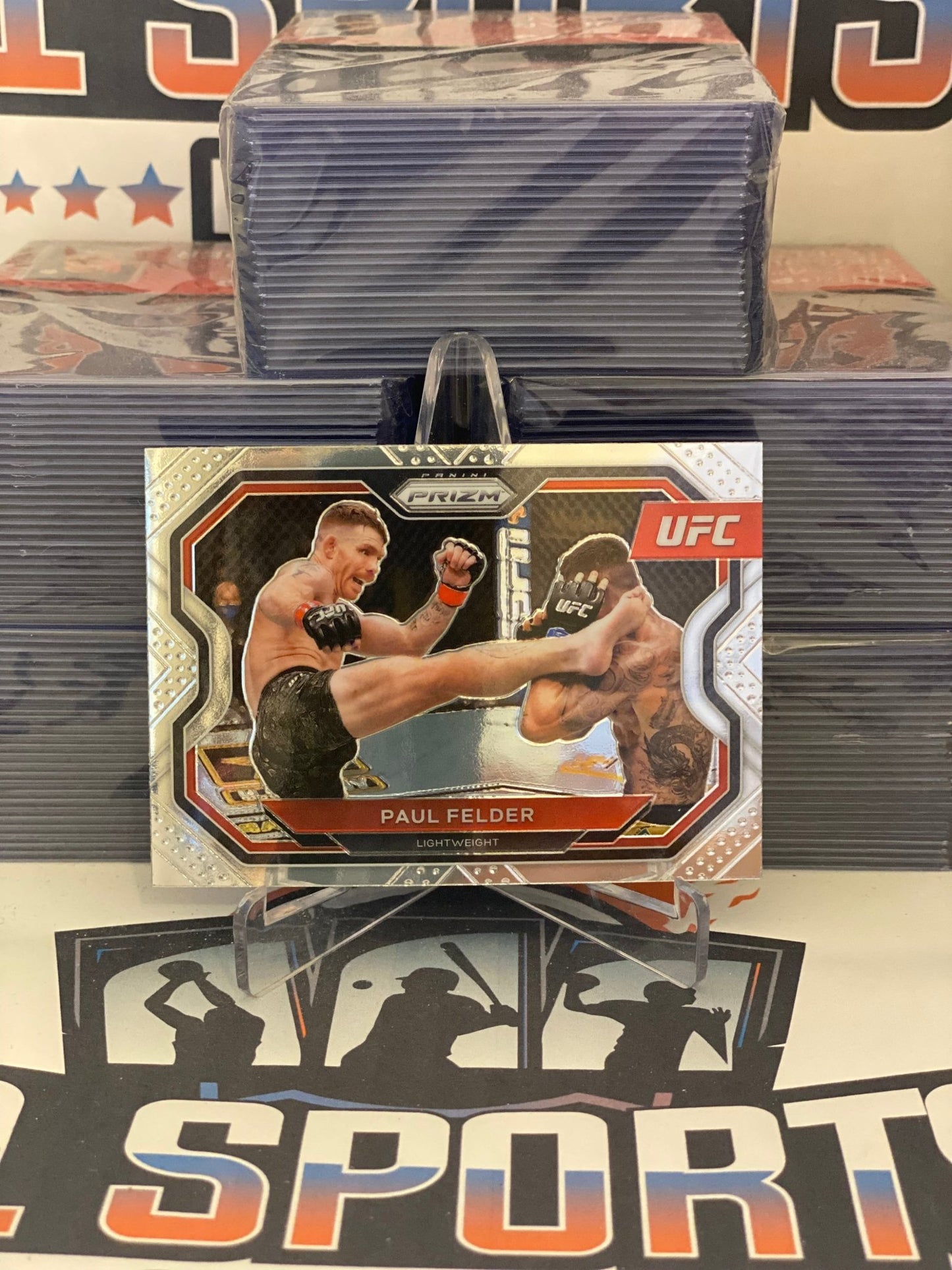 2021 Panini Prizm UFC Paul Felder #145