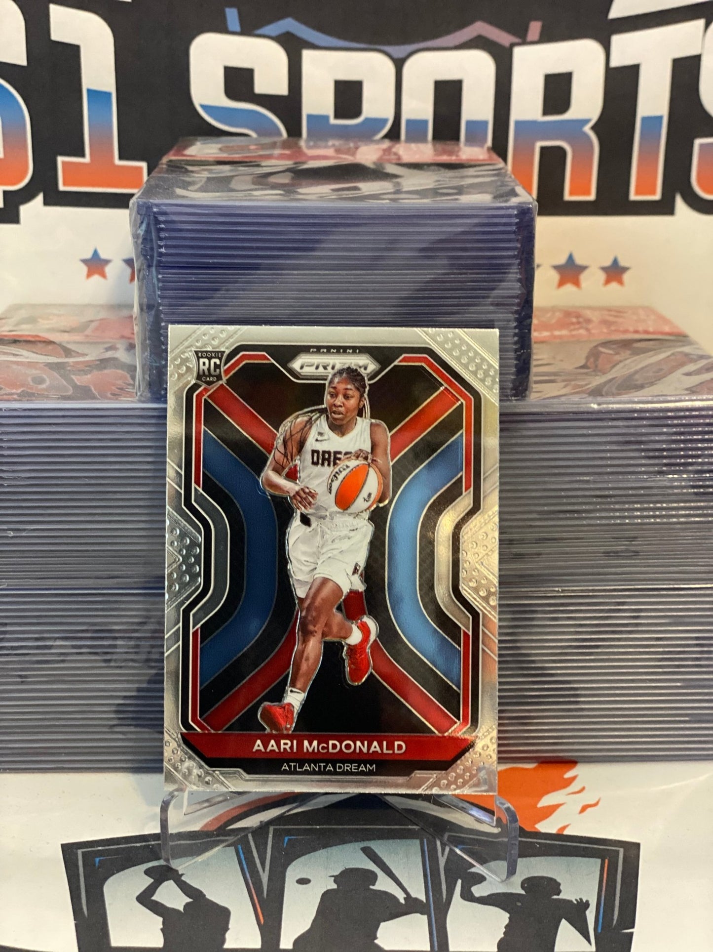 2021 Panini Prizm WNBA Aari McDonald Rookie #91