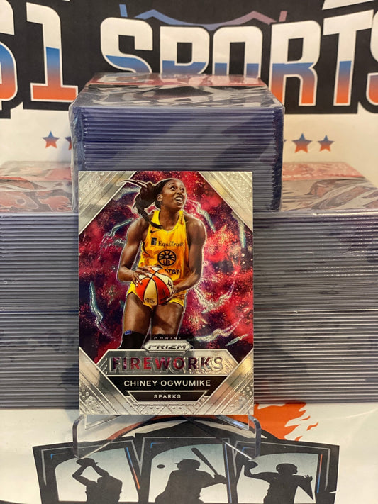 2021 Panini Prizm WNBA (Fireworks) Chiney Ogwumike #19