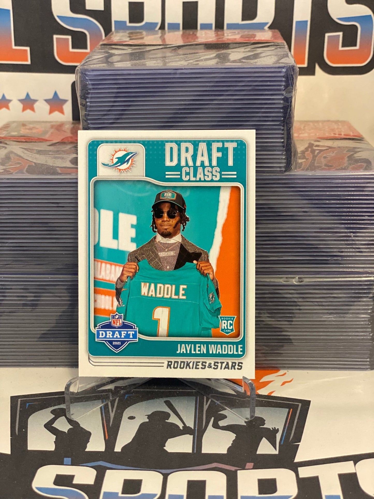 2021 Panini Rookies & Stars (Draft Class) Jaylen Waddle Rookie #DC-6