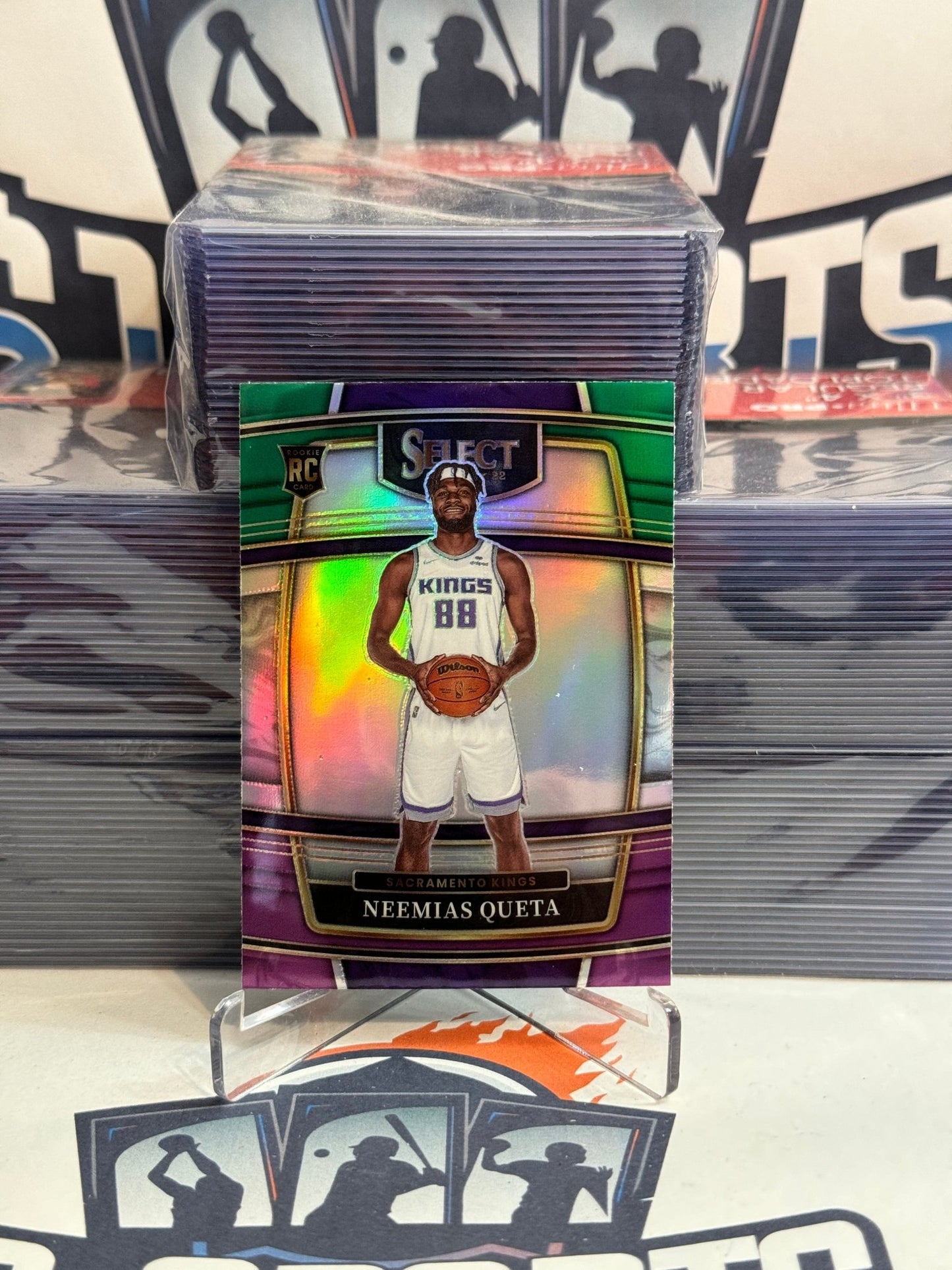 2021 Panini Select (Green White Purple Prizm) Patrick Williams Rookie #64