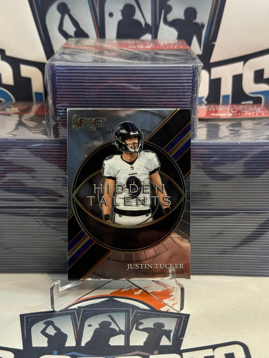 2021 Panini Select (Hidden Talents) Justin Tucker #HT-6