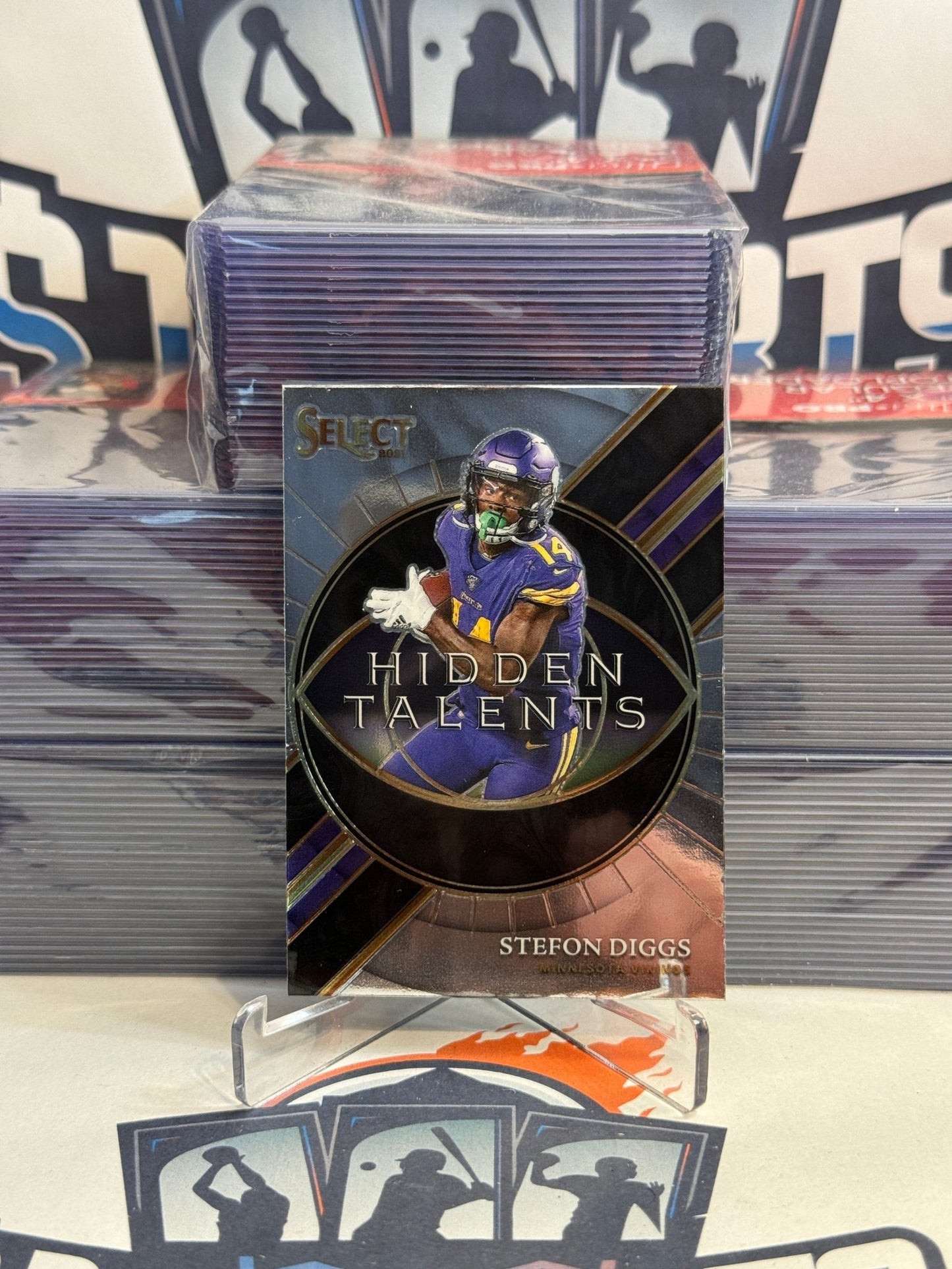 2021 Panini Select (Hidden Talents) Stefon Diggs #HT-20