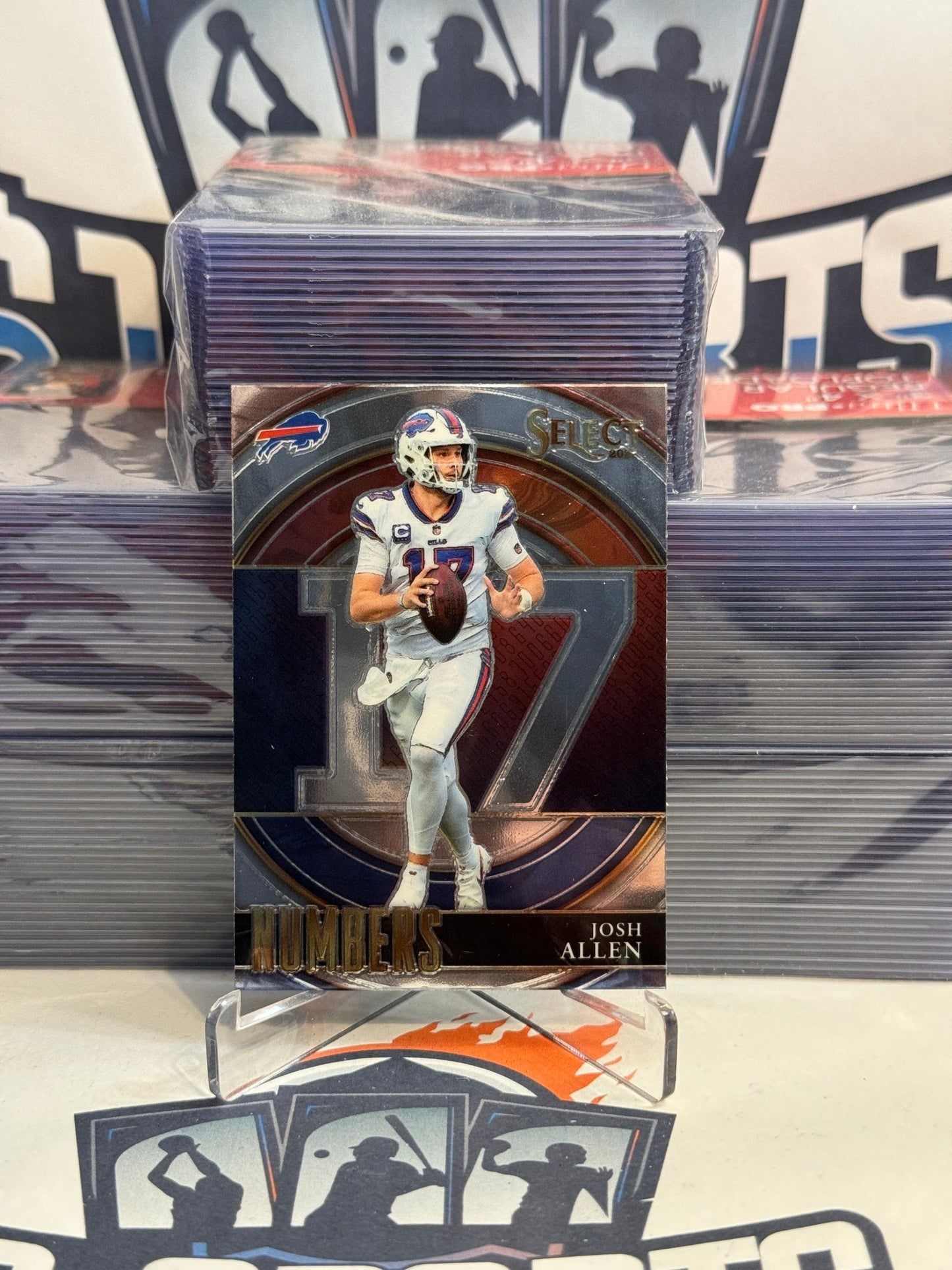 2021 Panini Select (Numbers) Josh Allen #SN-2