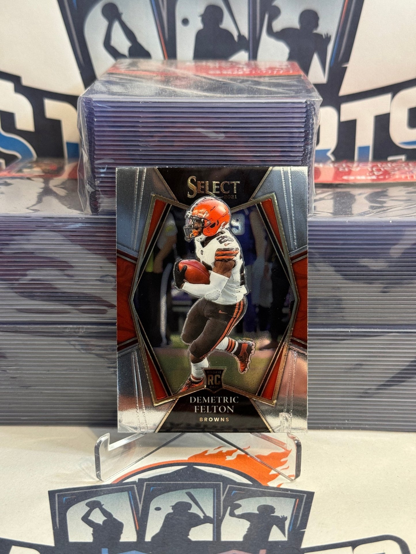 2021 Panini Select (Premier Level) Demetric Felton Rookie #197