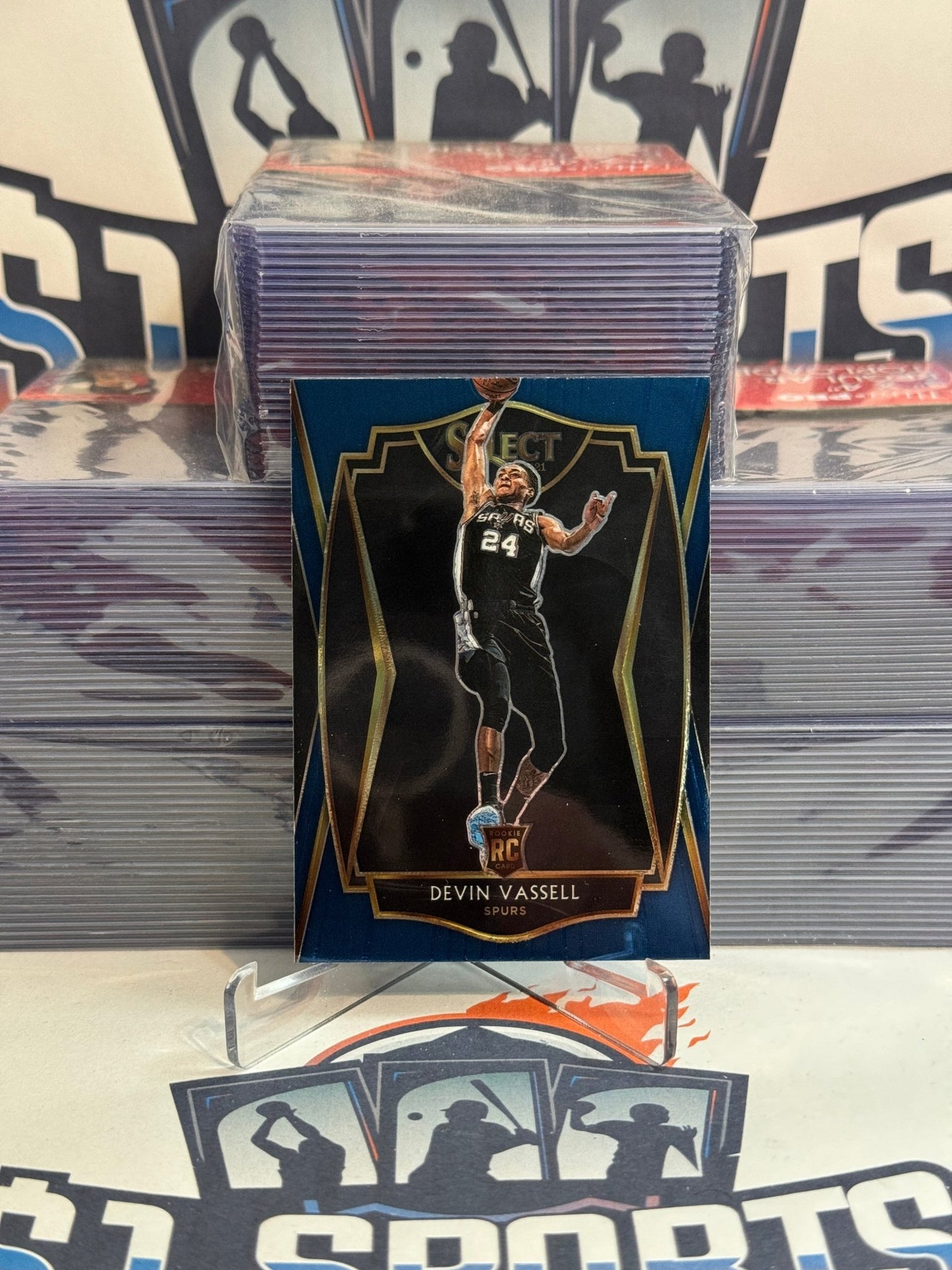 2021 Panini Select (Premier Level) Devin Vassell Rookie #179