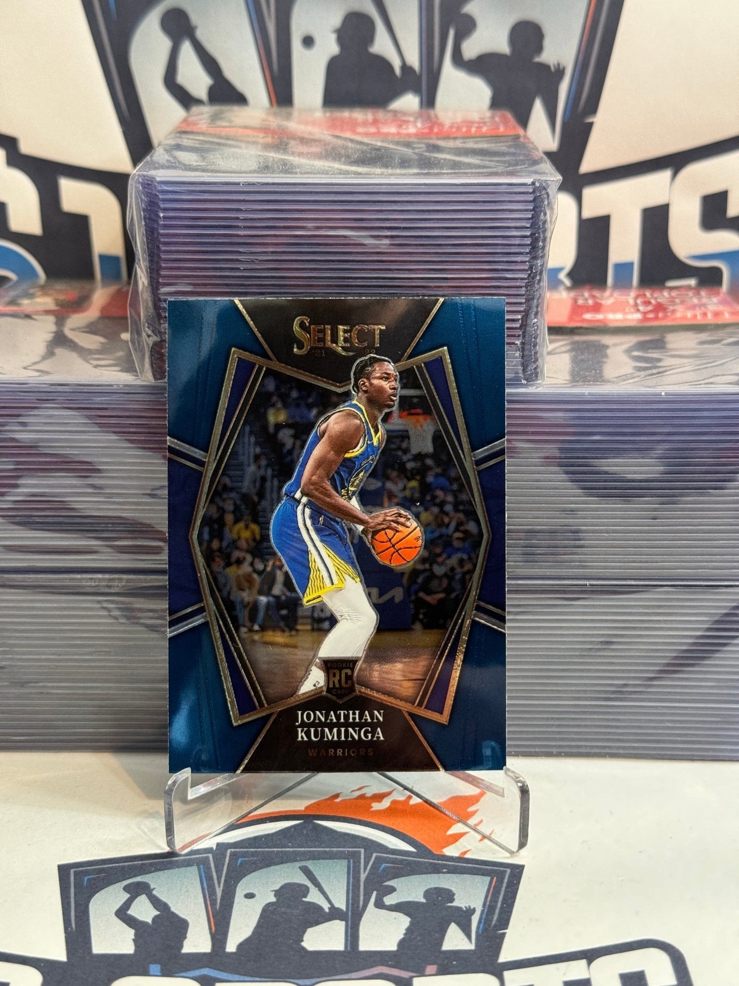 2021 Panini Select (Premier Level) Jonathan Kuminga #123
