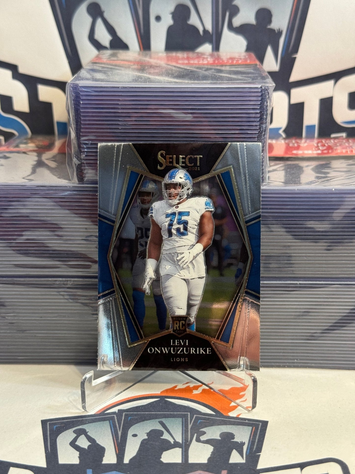 2021 Panini Select (Premier Level) Levi Onwuzurike Rookie #190