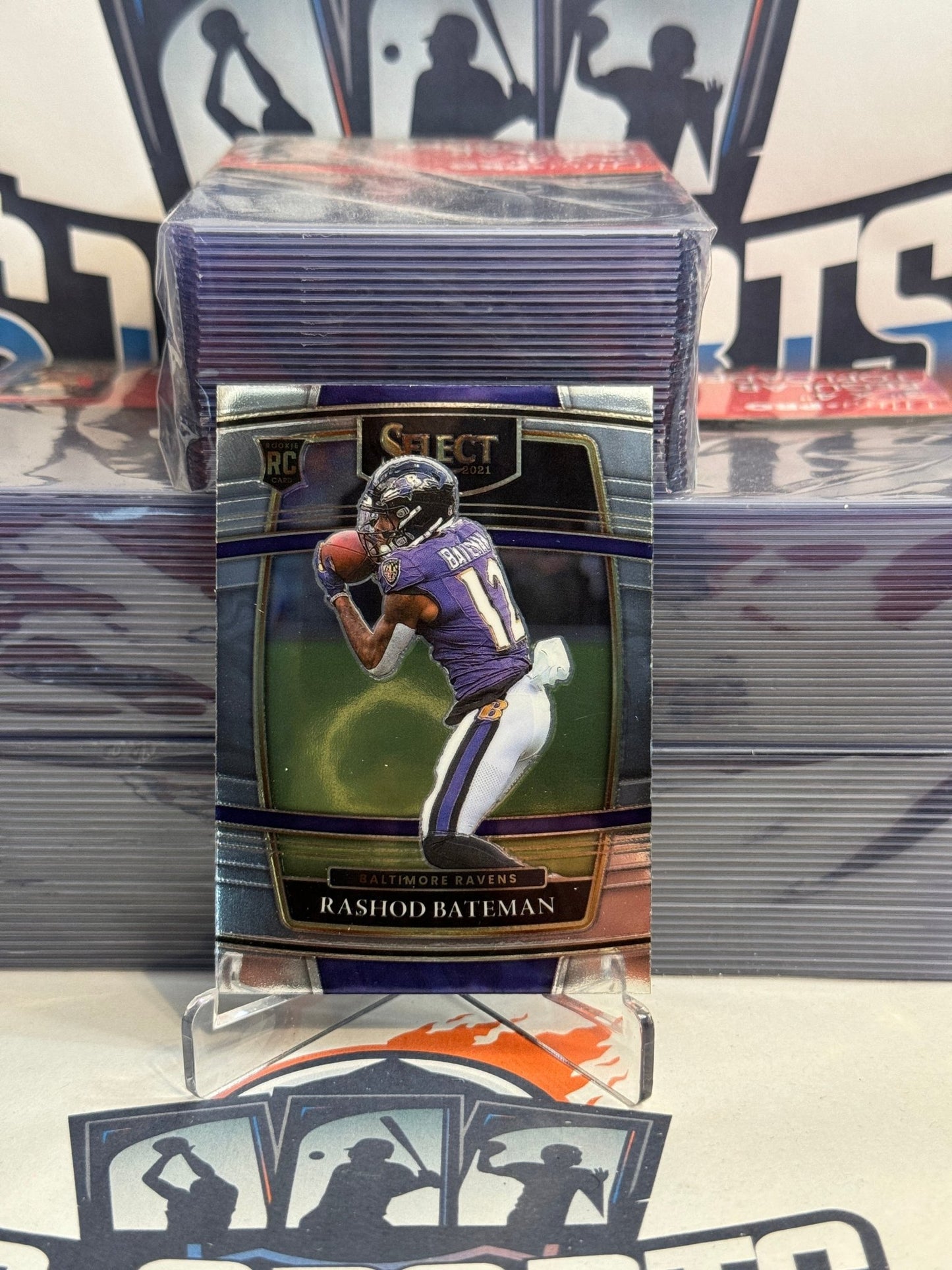 2021 Panini Select Rashod Bateman Rookie #55