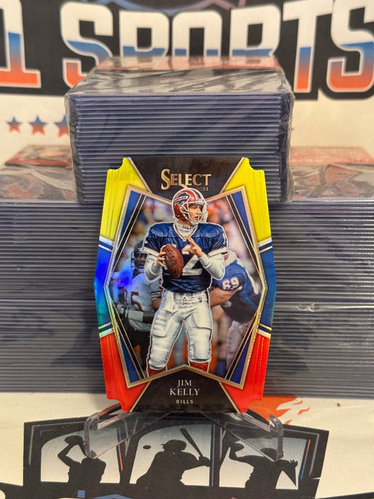 2021 Panini Select (Tri-Color Die Cut Prizm) Jim Kelly #141