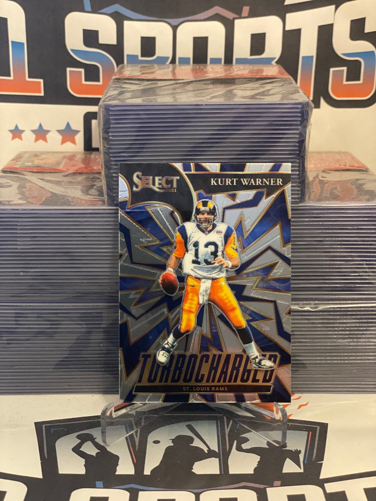 2021 Panini Select (Turbocharged) Kurt Warner #TUR-21