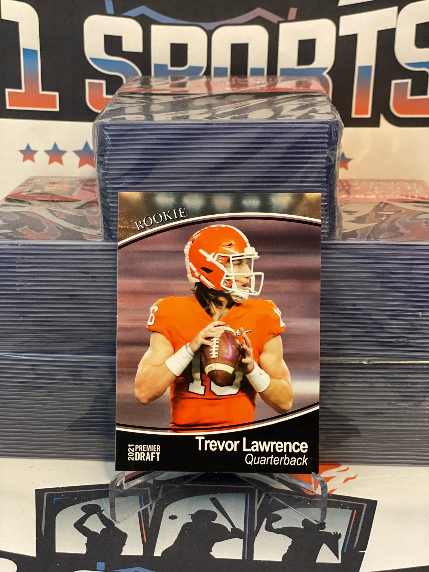 2021 Sage Premier Draft Trevor Lawrence Rookie #180
