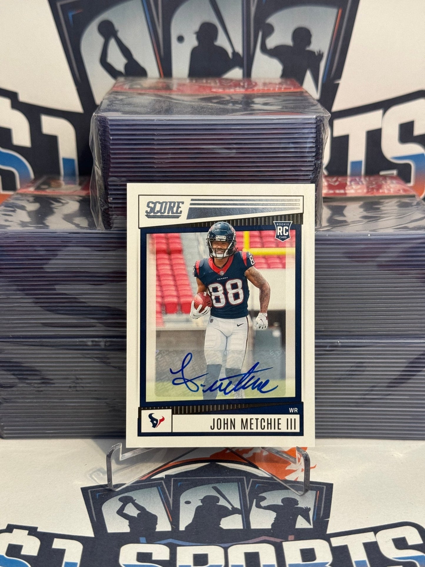 2021 Score (Auto) John Metchie III Rookie #387