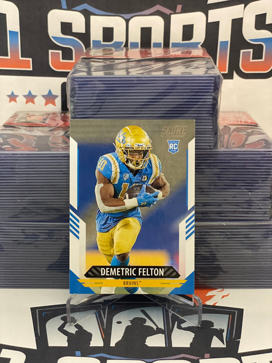 2021 Score Demetric Felton Rookie #319