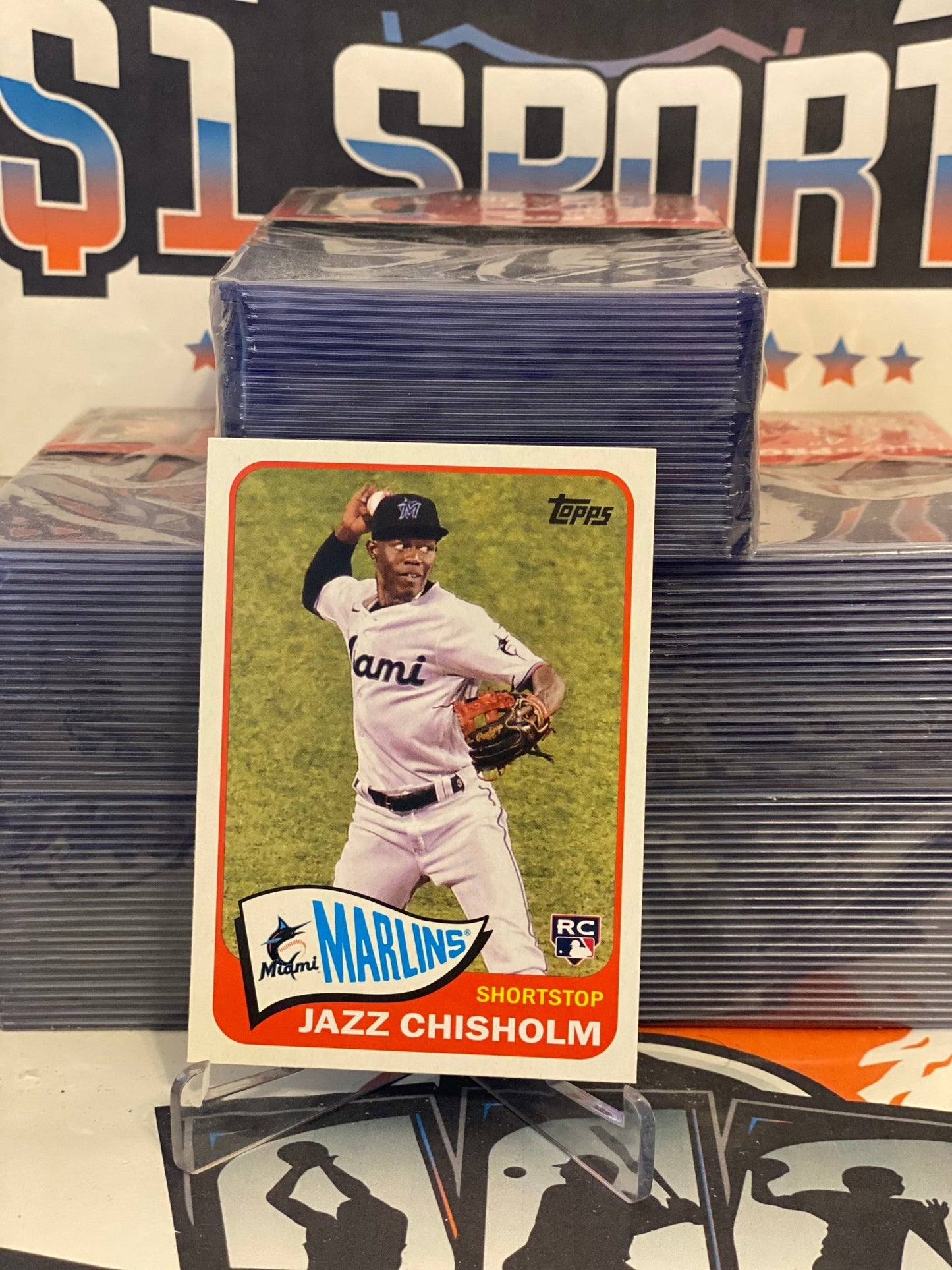 2021 Topps (1965 Topps) Jazz Chisholm Jr. Rookie #T65-2