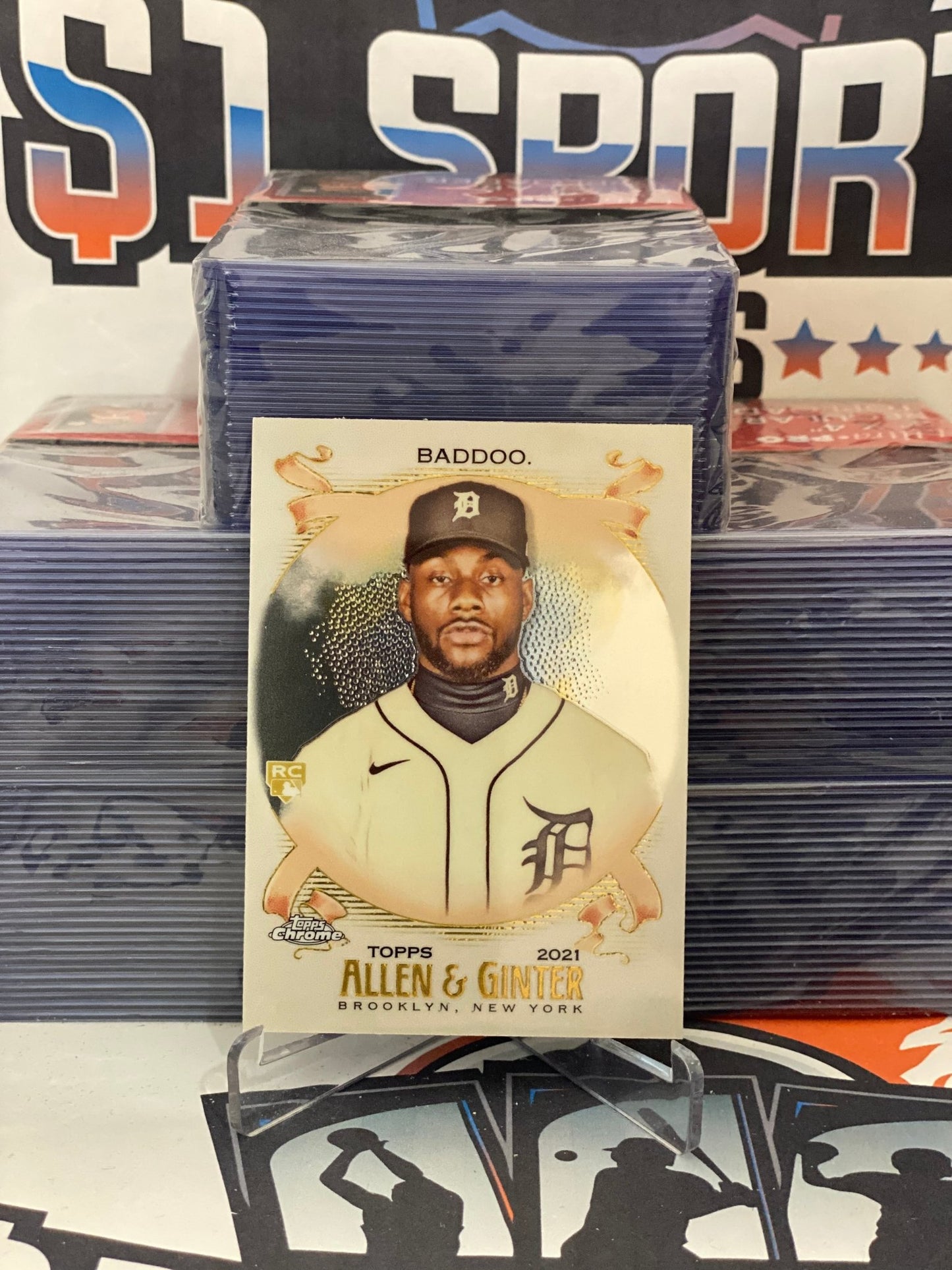 2021 Topps Allen & Ginter Chrome Akil Baddoo Rookie #241