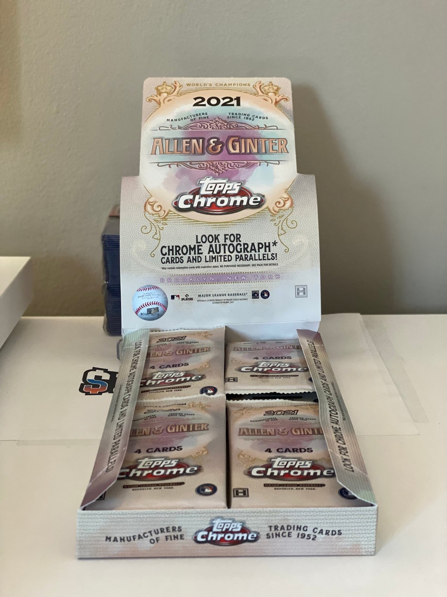 2021 Topps Allen & Ginter Chrome MLB Baseball Hobby Pack