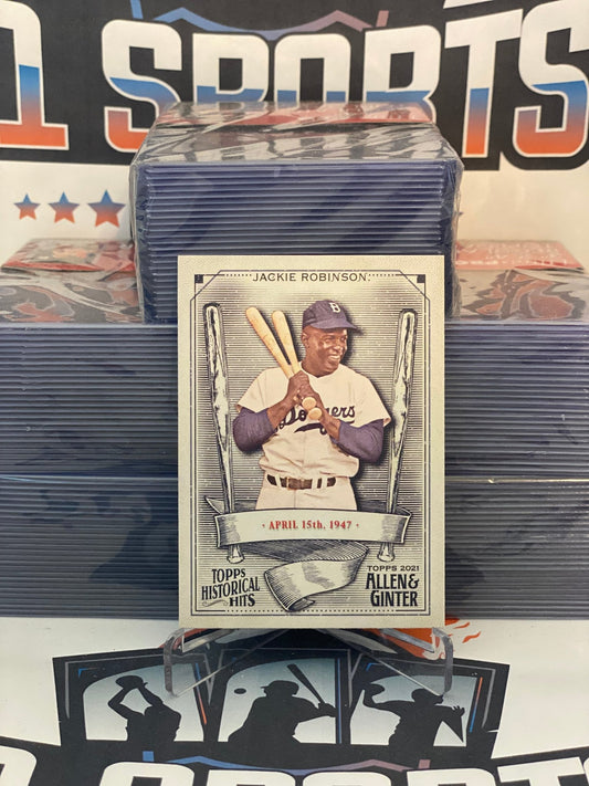 2021 Topps Allen & Ginter (Historical Hits) Jackie Robinson #HH-10