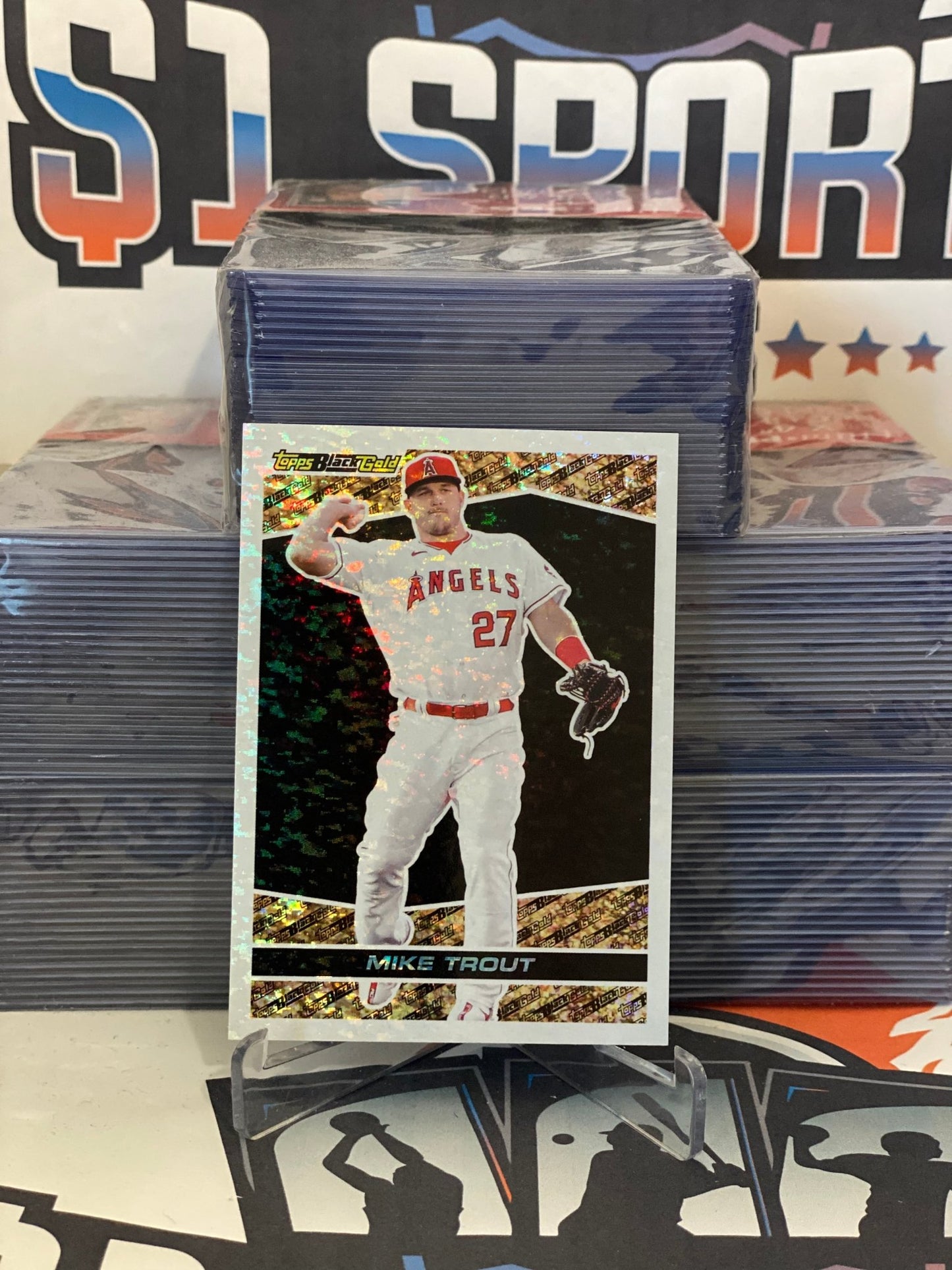 2021 Topps (Black Gold) Mike Trout #BG-3