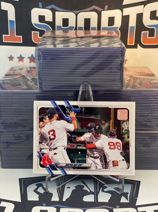 2021 Topps Boston Red Sox Team Card #401
