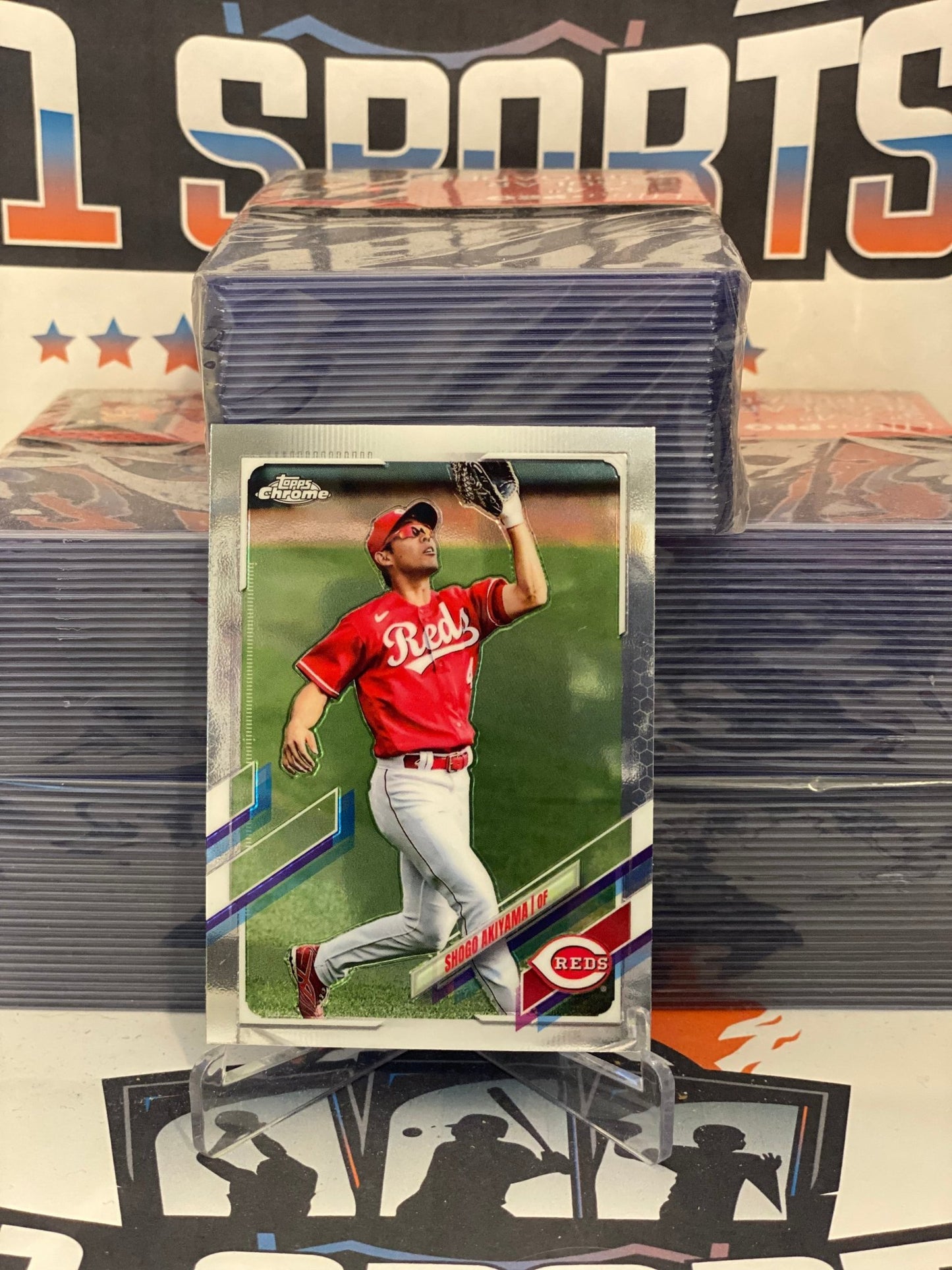 2021 Topps Chrome (2nd Year) Shogo Akiyama #206