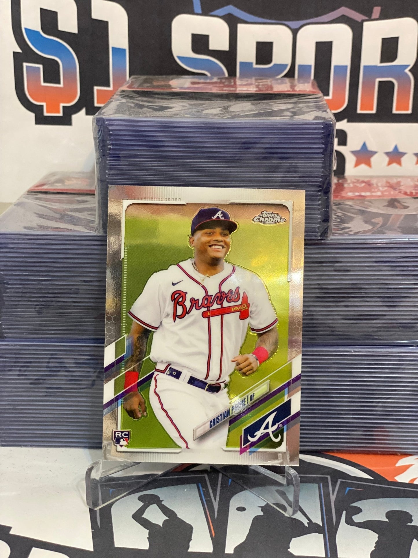 2021 Topps Chrome Cristian Pache #178